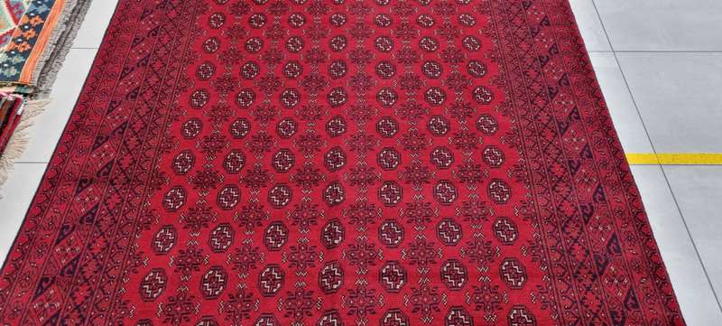 Afghan Turkaman Carpet 300cm x 200cm Hand Knotted