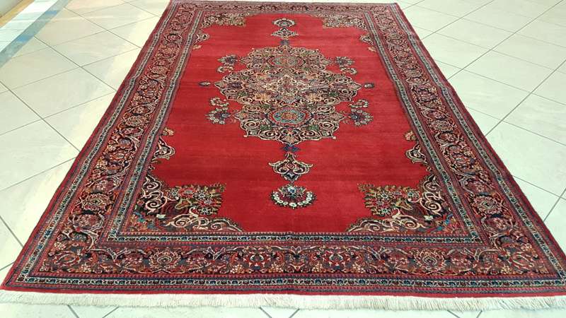 Unique Fine Persian Kashan Carpet 280cm x 180cm Hand Knotted