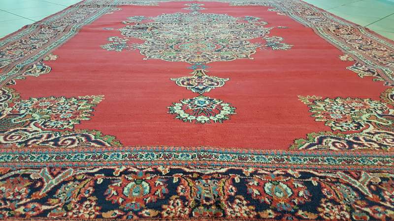 Unique Fine Persian Kashan Carpet 280cm x 180cm Hand Knotted