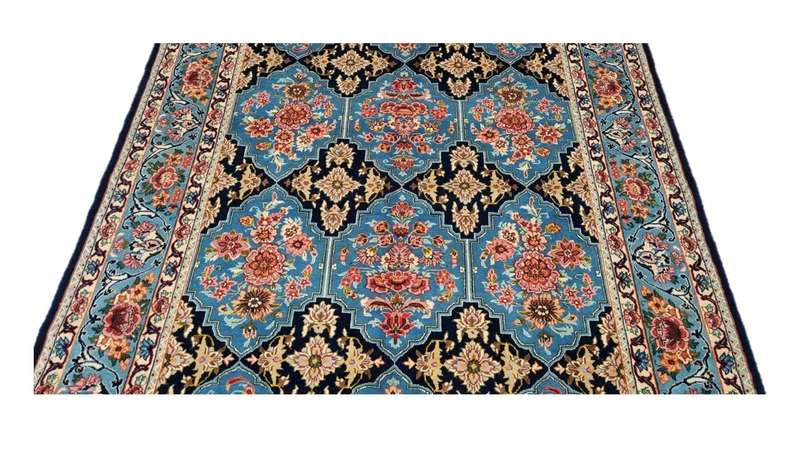 Very Fine Persian Bakhtiari Carpet 300cm x 200cm Hand Knotted