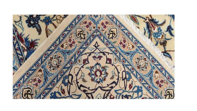 Very Fine Persian Nain Carpet 346cm x 251cm Hand Knotted