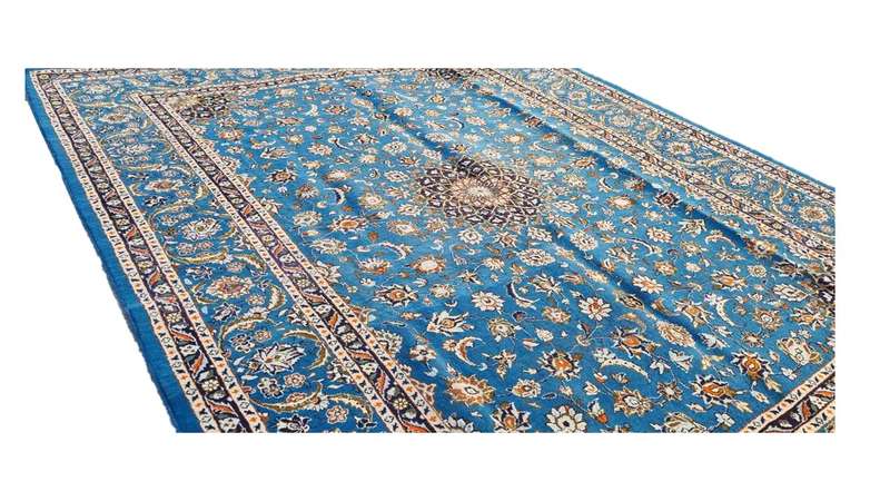 Persian Mashhad Carpet - 328cm x 253cm Hand-Knotted