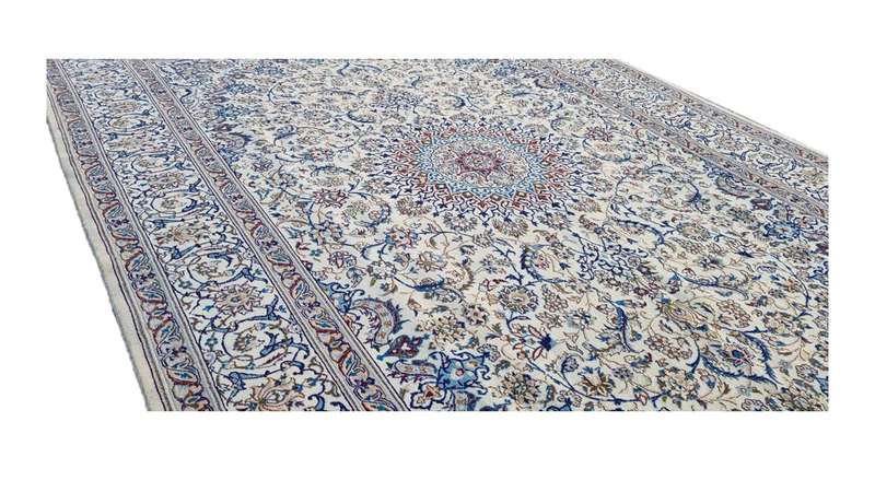 Persian Nain Carpet 395cm x 295cm Hand Knotted