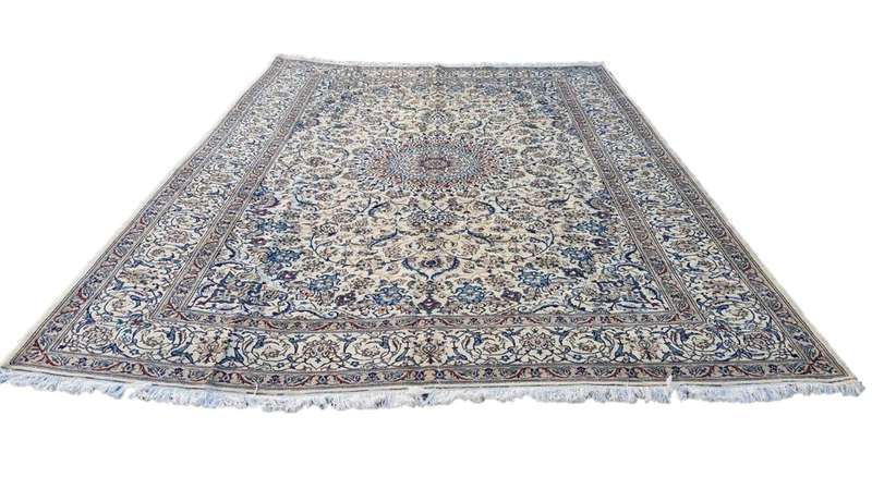 Persian Nain Carpet 395cm x 295cm Hand Knotted