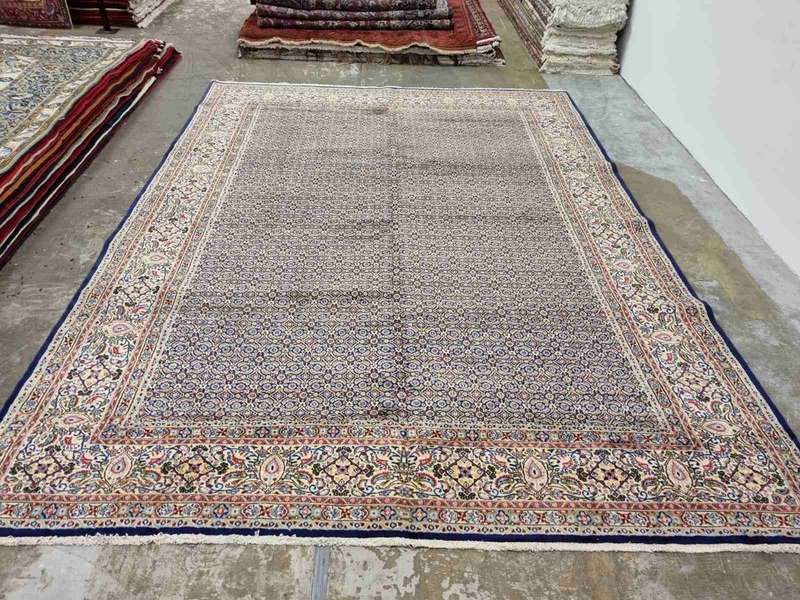 Very Fine Persian Moud Carpet 350cm x 250cm Hand Knotted