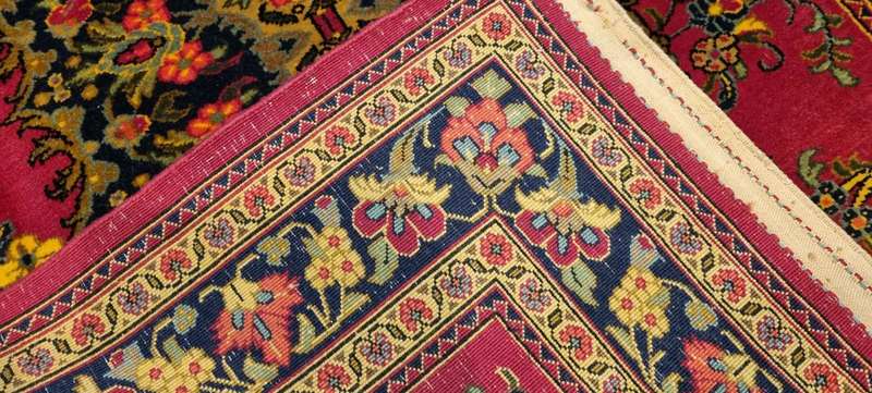Very Fine Persian Qum Carpet 147cm x 104cm Hand Knotted