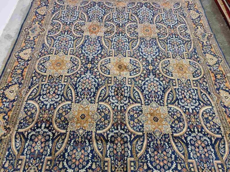Very Fine Persian Moud Carpet 397cm x 287cm Hand Knotted