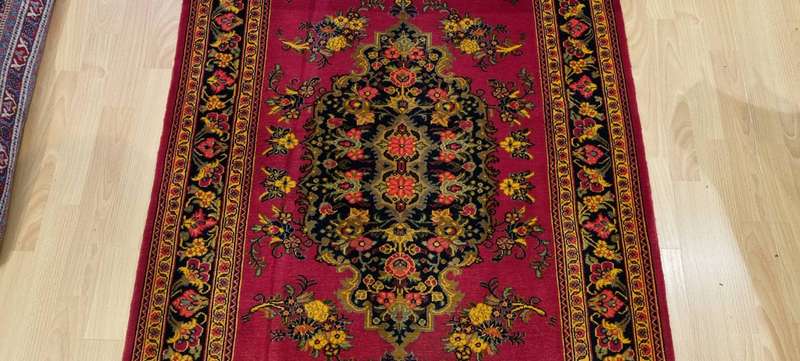Very Fine Persian Qum Carpet 147cm x 104cm Hand Knotted