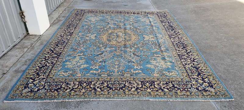 Persian Shahreza Carpet 360cm x 260cm Hand knotted