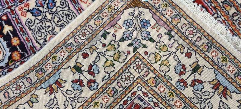 Persian Moud Carpet 155cm x 94cm Hand Knotted