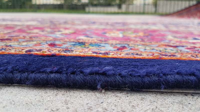 Incredibly High Quality Mashhad Carpet 377cm x 298cm Hand Knotted