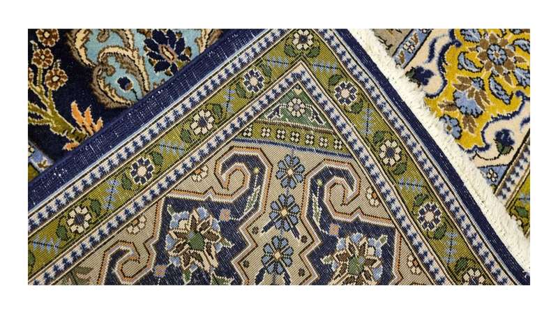 Very Fine Persian Qum Carpet 320cm x 205cm Hand Knotted