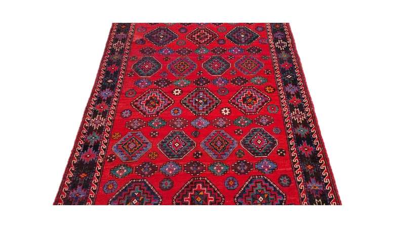 Persian Kurdi Carpet 305cm x 150cm Hand Knotted