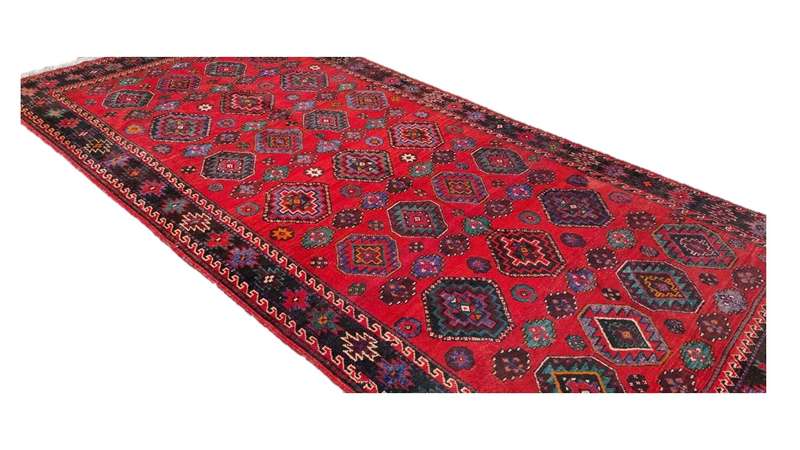 Persian Kurdi Carpet 305cm x 150cm Hand Knotted