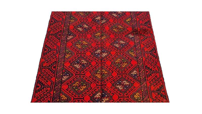 Persian Kurdi Carpet 265cm x 127cm Hand Knotted