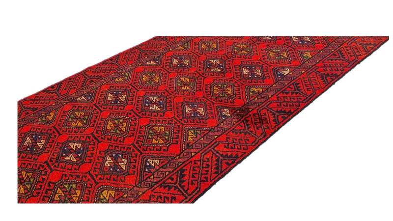 Persian Kurdi Carpet 265cm x 127cm Hand Knotted