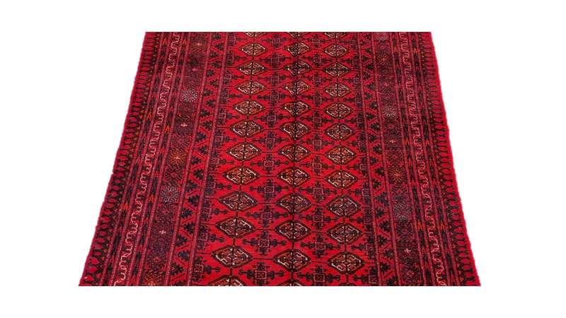 Persian Kurdi Carpet 247cm x 126cm Hand Knotted