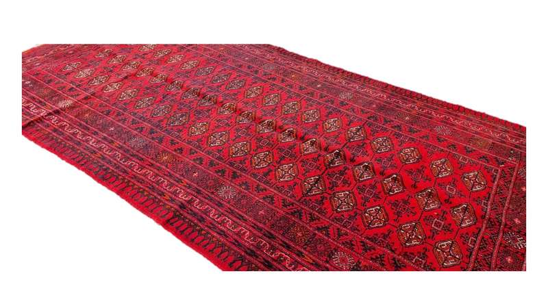 Persian Kurdi Carpet 247cm x 126cm Hand Knotted