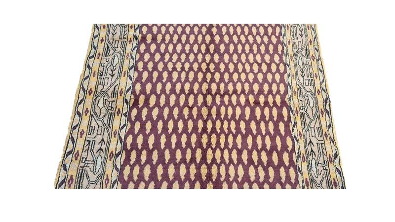Persian Gabbeh Carpet 222cm x 153cm Hand Knotted