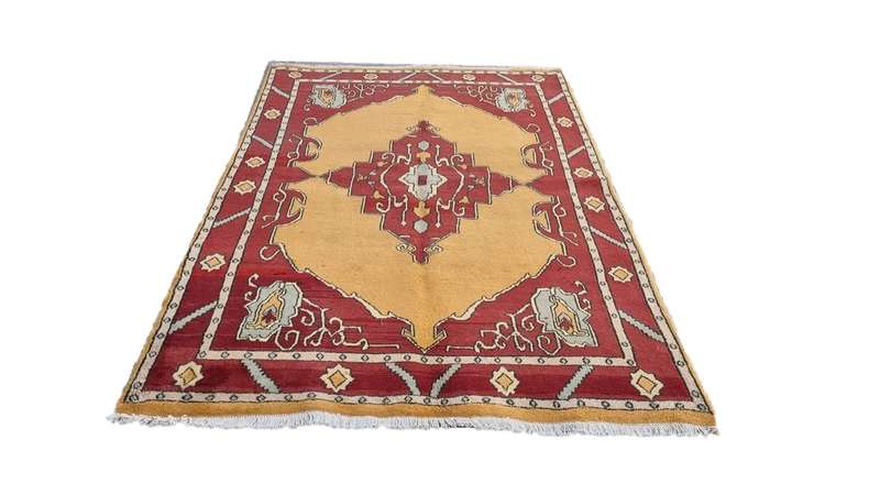 Persian Gabbeh Carpet 222cm x 142cm Hand Knotted