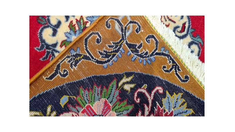 Very Fine Persian Kashan Carpet 97cm x 71cm Hand Knotted