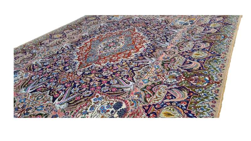 Persian Kashmar Carpet 387cm x 297cm Hand Knotted