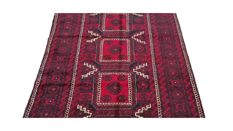 Persian Kurdi Carpet 284cm x 150cm Hand Knotted