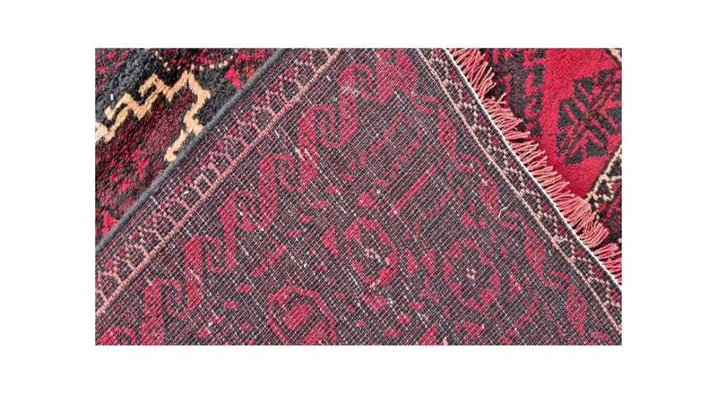 Persian Kurdi Carpet 284cm x 150cm Hand Knotted