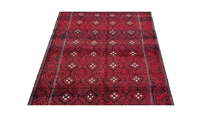 Persian Kurdi Carpet 330cm x 147cm Hand Knotted