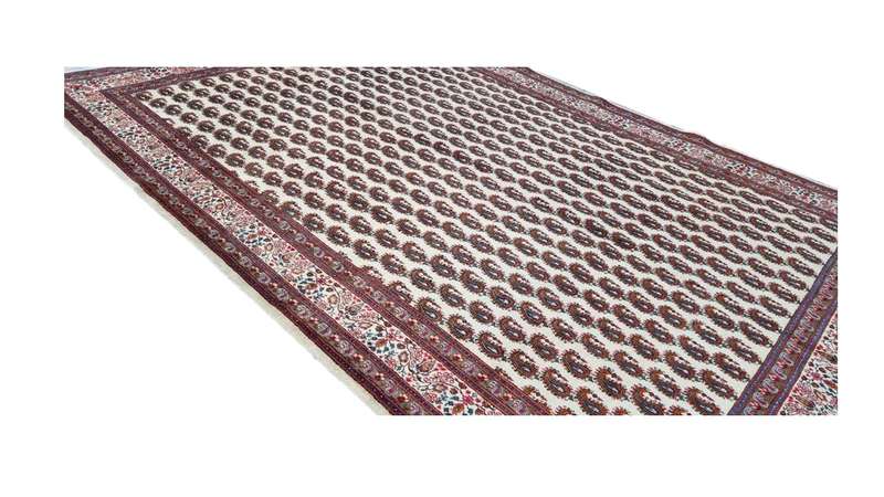 Persian Moud Carpet 310cm x 206cm Hand Knotted