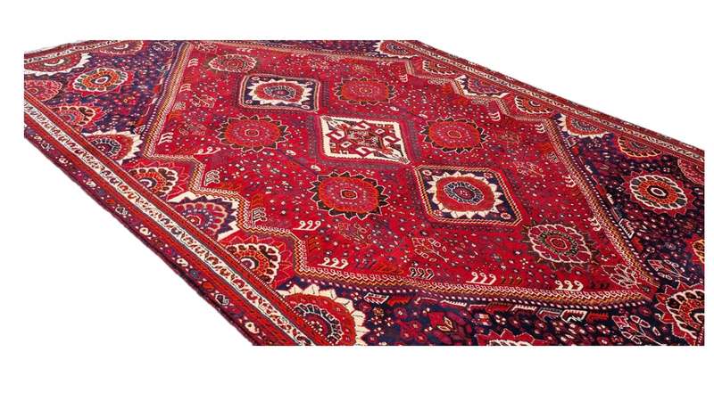 Very Fine Persian Qashqai Carpet 310cm x 207cm Hand Knotted