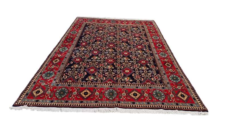Very Fine Persian Qashqai Carpet 298cm x 198cm Hand Knotted