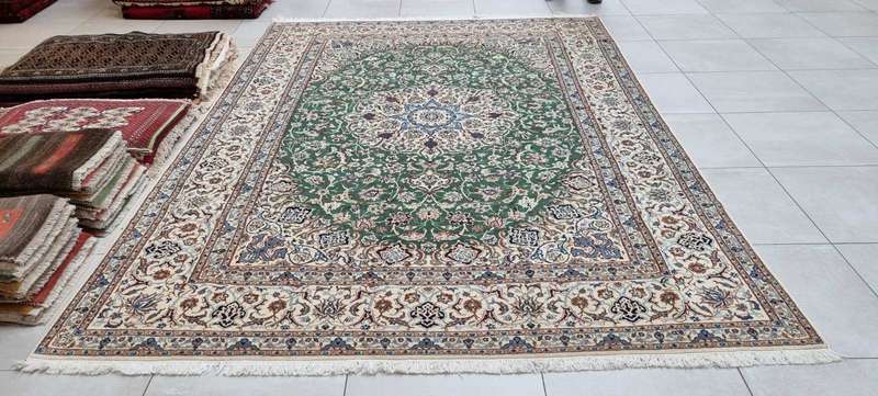 Very Fine Persian Nain Carpet 355cm x 250cm Hand Knotted