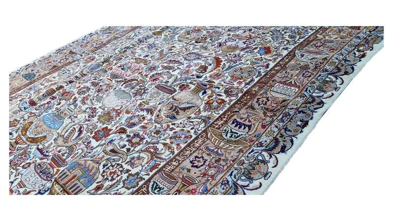 Persian Kashmar Carpet 400cm x 300cm Hand Knotted