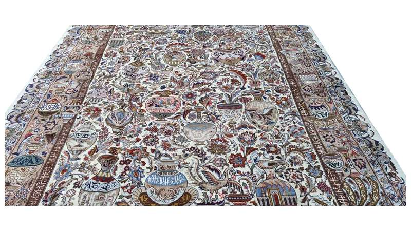Persian Kashmar Carpet 400cm x 300cm Hand Knotted