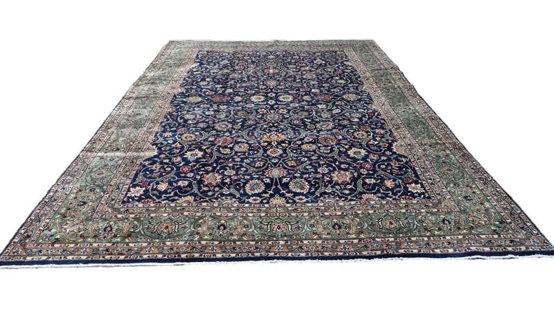 Very Fine Persian Qum Carpet 450cm x 295cm Hand Knotted