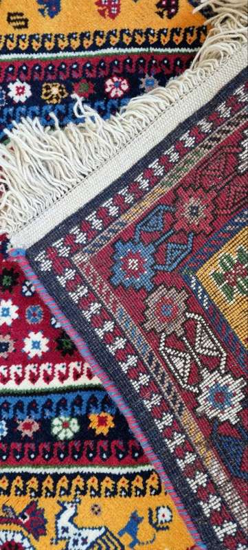 Very Fine Persian Yalemeh Carpet - 300cm x 82cm - Hand Knotted