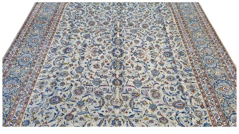 Very Fine Persian Kashan Carpet 416cm x 320cm Hand Knotted