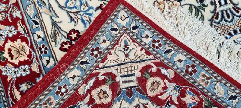 Very Fine Persian Nain Carpet 220cm x 132cm Hand Knotted