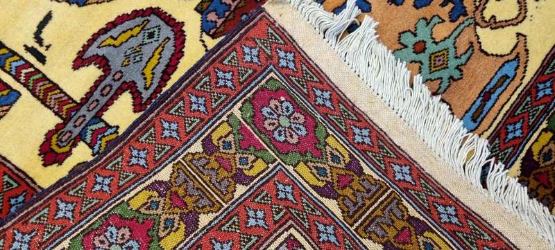 Persian Khorasan Carpet 128cm x 93cm Hand Knotted