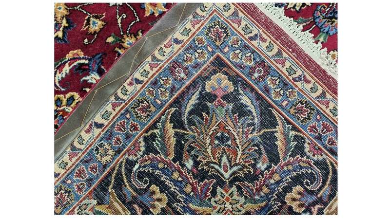 Very Fine Persian Mashhad Carpet - 377cm x 295cm Hand-Knotted