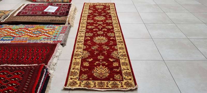 Very Fine Afghan Chobi Ariana 302cm x 82cm Hand Knotted