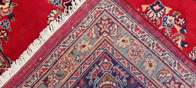 Persian Mashhad Carpet 300cm x 190cm Hand-Knotted