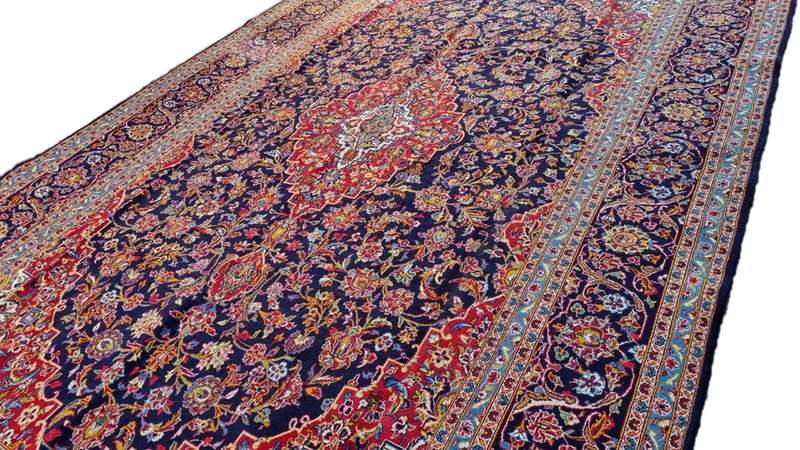 Persian Kashan Carpet 420cm x 294cm Hand Knotted