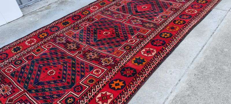 Persian Kurdi Carpet 320cm x 170cm Hand Knotted