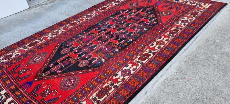 Persian Kurdi Carpet 300cm x 160cm Hand Knotted