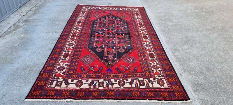 Persian Kurdi Carpet 300cm x 160cm Hand Knotted