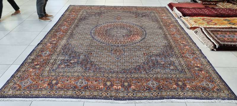 Very Fine Persian Moud Carpet 387cm x 295cm Hand Knotted
