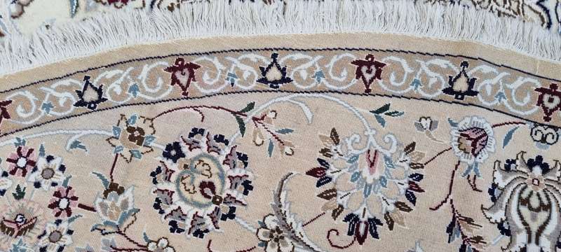 Very Fine Persian Nain Carpet 260cm x 260cm Hand Knotted