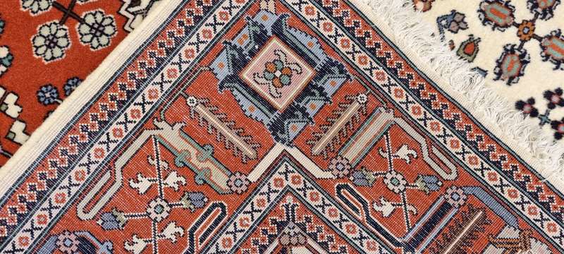Very Fine Persian Joshegan Carpet 254cm x 168cm Hand Knotted